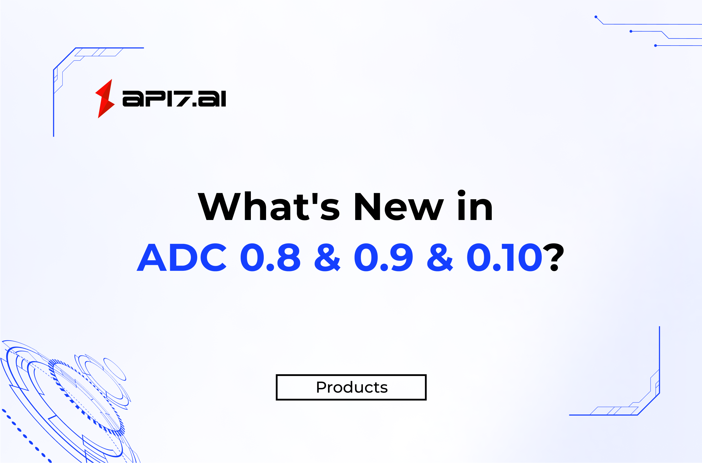 O que há de novo no ADC 0.8, 0.9 e 0.10?
